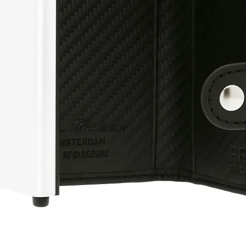 Skórzany portfel męski Peterson PTN W882-CF RFID z podajnikiem – czarny